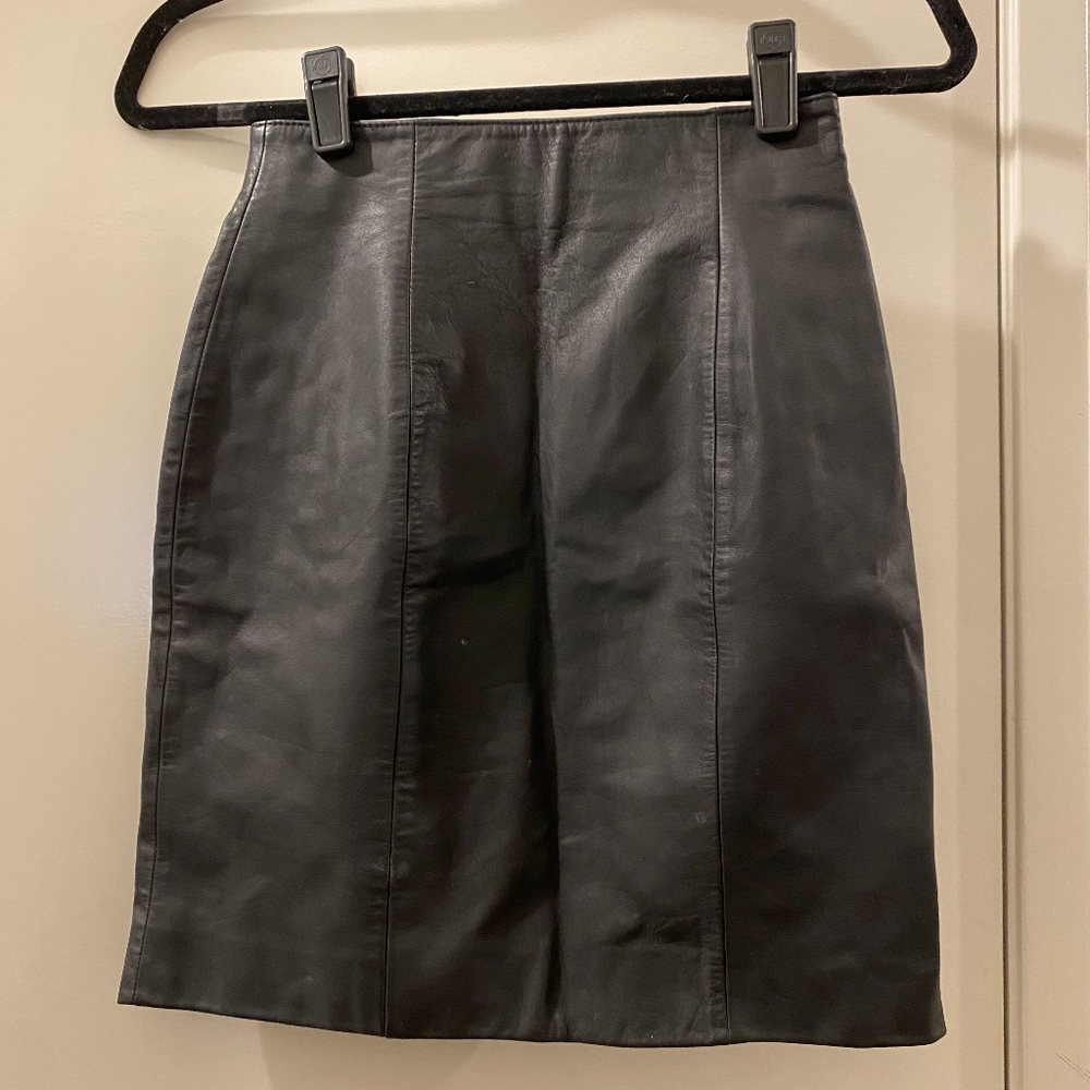 Byrnes and Baker leather skirt VINTAGE